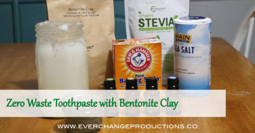 Zero Waste Toothpaste with Bentonite Clay